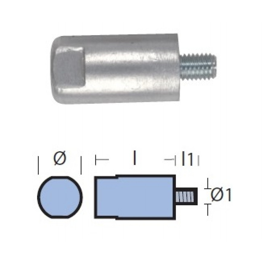 ΑΝΟΔΙΟ ZINC ΓΙΑ ΜΗΧΑΝΕΣ YANMAR