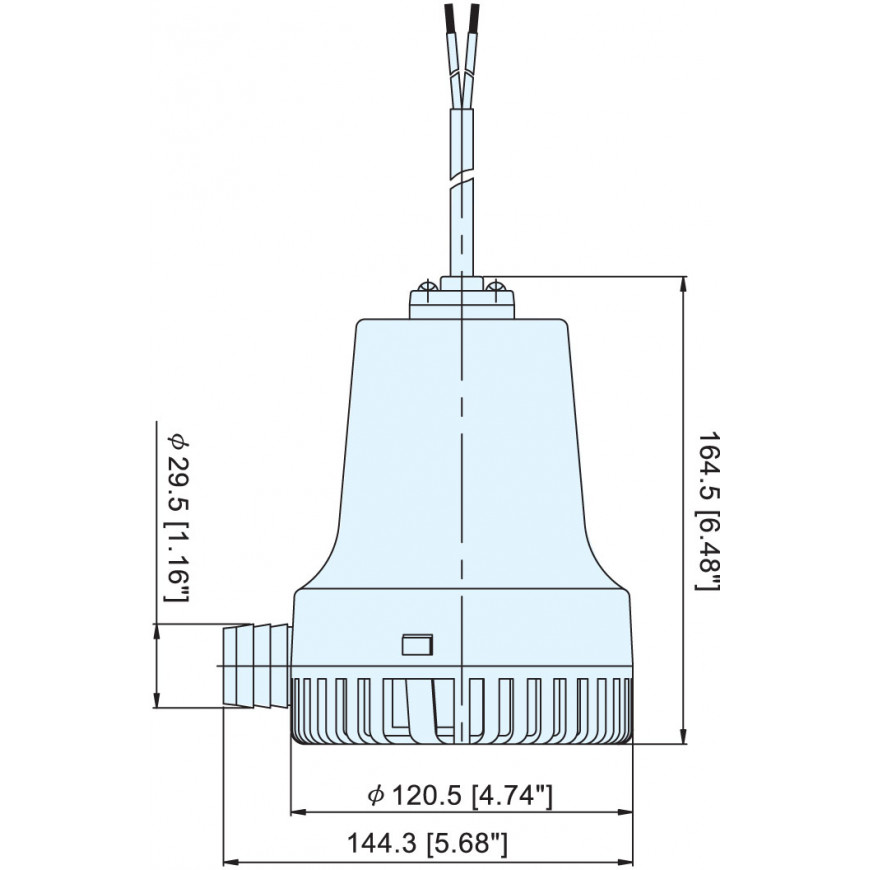 ANΤΛΙA ΣΕΝΤΙΝΑΣ 1750GPH